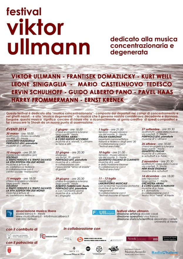 Locandina Festival Viktor Ullmann 2014